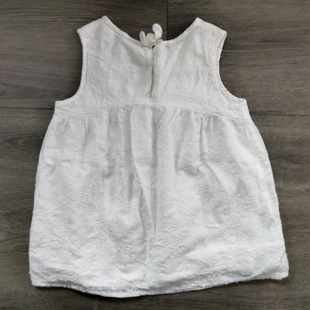 Genuine Kids from Oshkosh Girls White Tank Top Size 6X